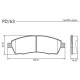 PASTILLAS DE FRENO FORD F100 4X2 3.9 XLT F250 F350 SUPER DUTY - TRASERA