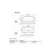 PASTILLAS DE FRENO MITSUBISHI MONTERO 3.5 V6 GDI IO 1.8 GDI SPORT 2.5 TD - TRASERA