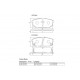 PASTILLAS DE FRENO KIA SORENTO 2.4 2.5 3.5 02/ - TRASERA