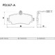 PASTILLAS DE FRENO MERCEDES BENZ CLASE A140 A160 A170 A190 A210 - DELANTERA