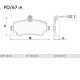 PASTILLAS DE FRENO MERCEDES BENZ CLASE A140 A160 A170 A190 A210 - DELANTERA