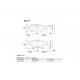 PASTILLAS DE FRENO CHEVROLET MERIVA RODADO 14 02/03 - DELANTERA
