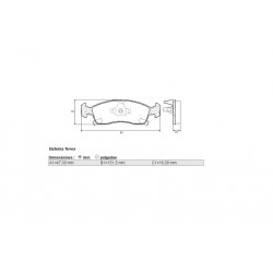 PASTILLAS DE FRENO CHEVROLET COBALT JOY ONIX PRISMA 12/ - DELANTERA