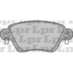 PASTILLAS DE FRENO FORD MONDEO 01/ JAGUAR X-TYPE 2.5 3.0 02/06 - TRASERA
