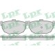 PASTILLAS DE FRENO HYUNDAI COUPE ELANTRA JAC J5 J6 KIA CERATO NISSAN BLUEBIRD MAXIMA - TRASERA