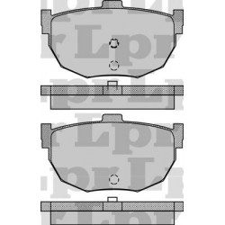 PASTILLAS DE FRENO HYUNDAI COUPE ELANTRA JAC J5 J6 KIA CERATO NISSAN BLUEBIRD MAXIMA - TRASERA