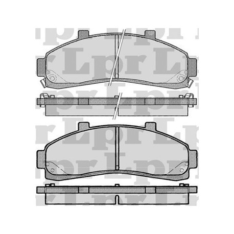 PASTILLAS DE FRENO FORD EXPLORER RANGER KIA PREGGIO MAZDA B2300 B2500 B3000 B4000 - DELANTERA