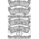 PASTILLAS DE FRENO FORD EXPLORER - TRASERA