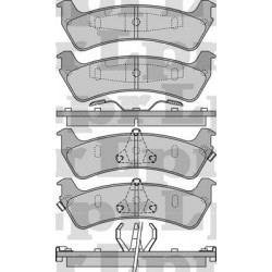 PASTILLAS DE FRENO FORD EXPLORER - TRASERA