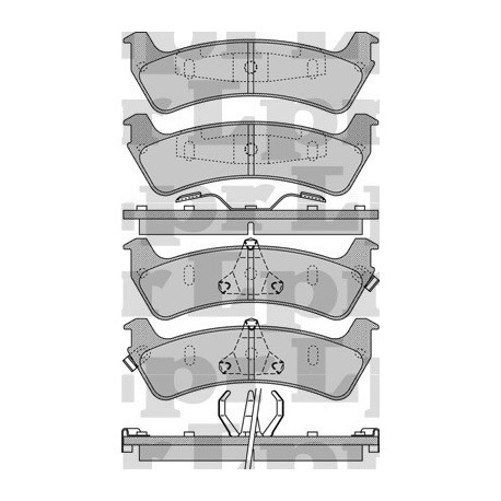 PASTILLAS DE FRENO FORD EXPLORER - TRASERA