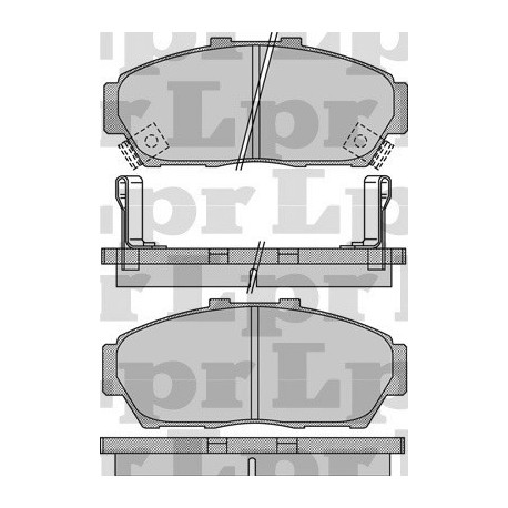 PASTILLAS DE FRENO HONDA CIVIC CR-V - DELANTERA