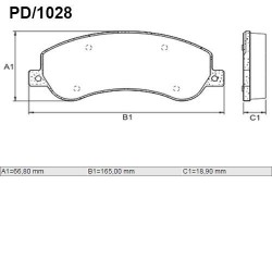PASTILLAS DE FRENO FORD TRANSIT 06/08 VOLKSWAGEN AMAROK 10/ - DELANTERA