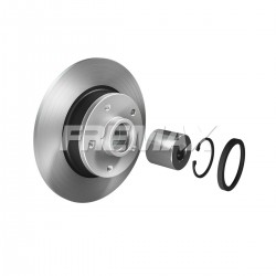 DISCO DE FRENO TRASERO SOLIDO RENAULT FLUENCE 1.6-2.0 16V/MEGANE (DIAMETRO 260MM-ALTURA 86MM-AGUJEROS 5)